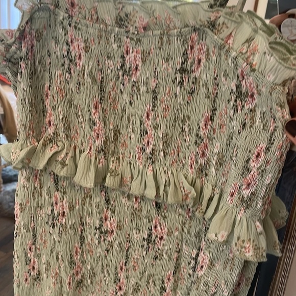 MABLE Floral Ruffle MIDI Dress - Picture 4 of 7